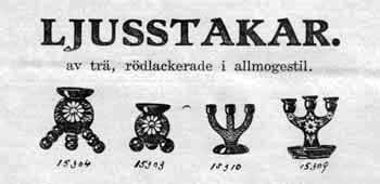 Gunnar Rudbergs katalog 1930